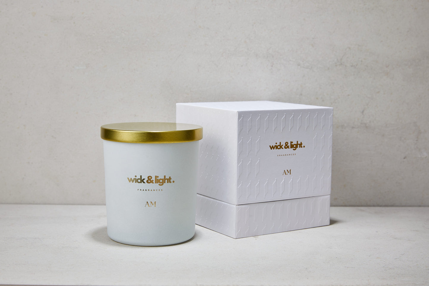 Wick & Light AM Scented Candle