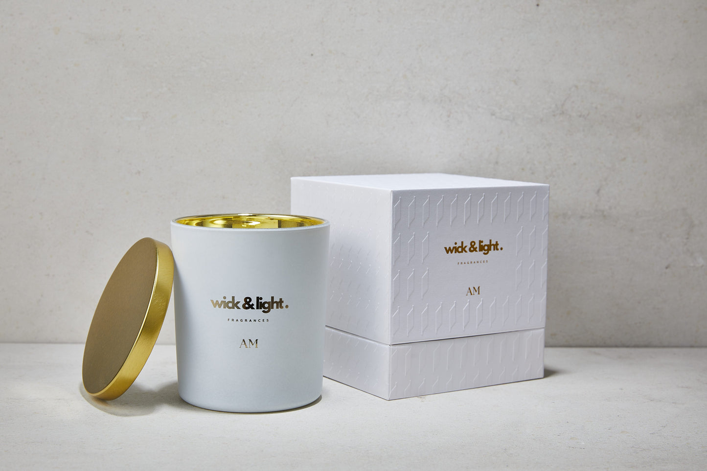 Wick & Light AM Scented Candle